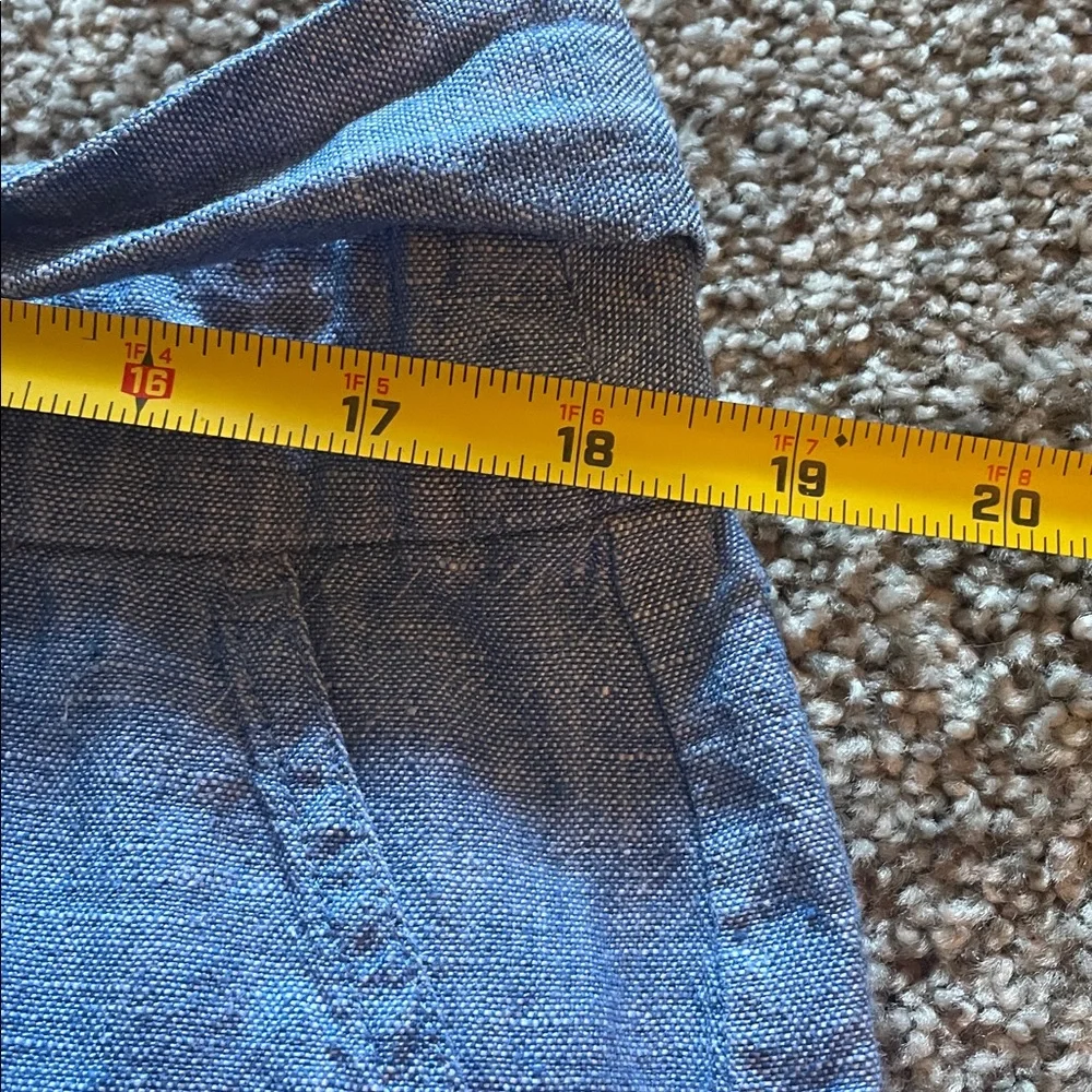 Talbots Light Blue Linen Chinos